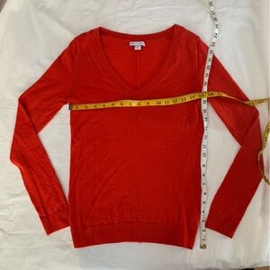 GAP Ultrasoft Wool Red Long Sleeve Women's Top